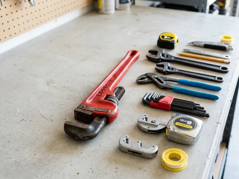Professional plumbers in Hepler, KS equipped with top-tier tools for residential and commercial plumbing services.